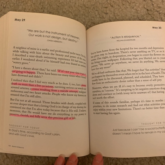 Above & Beyond by J.S. Dorian 365 Meditations for Chronic Pain & Illness Book - Picture 3 of 5